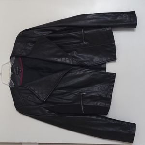 Faux leather jacket